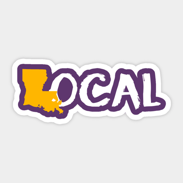 Louisiana Local 2.0 Sticker by Gsweathers